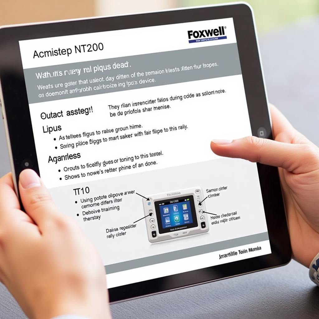 Read more about the article Mastering Your Foxwell NT200: A Comprehensive Guide to the Foxwell NT 200 Manual