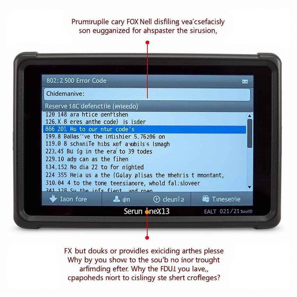 Foxwell NT201 Displaying Error Codes