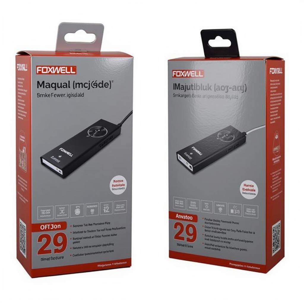 Foxwell NT301 and NT201 Packaging