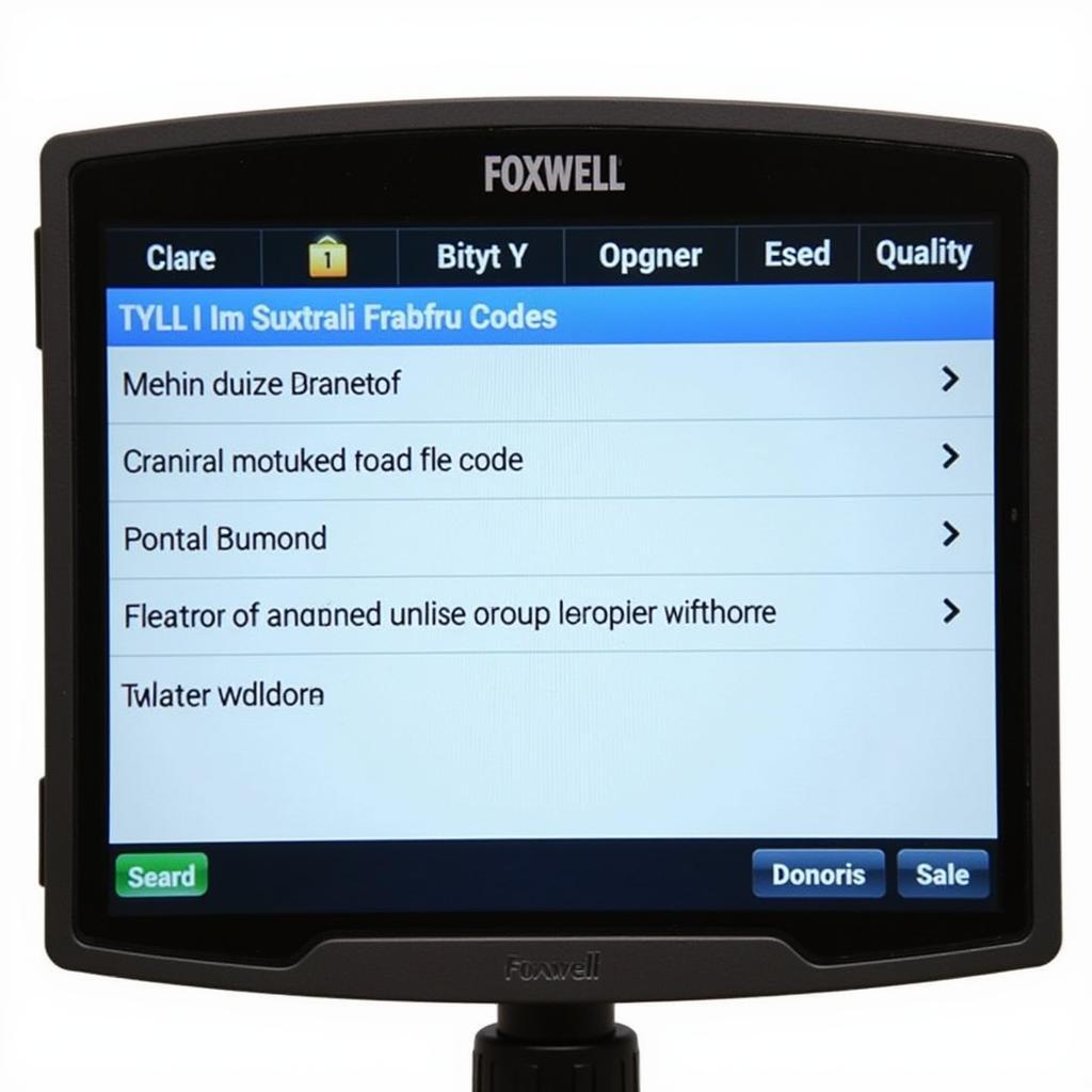 Foxwell NT301 Clearing DTC Codes