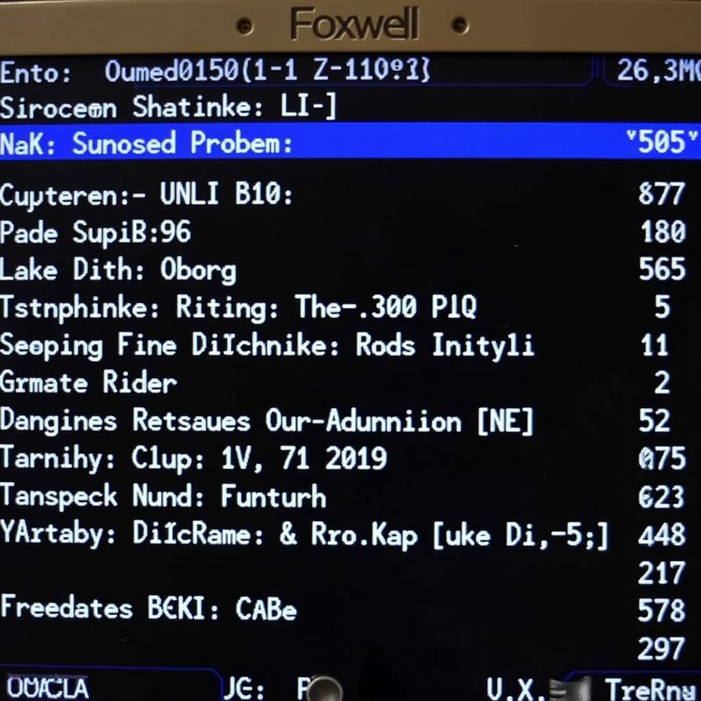 Foxwell NT301 Diagnosing Engine