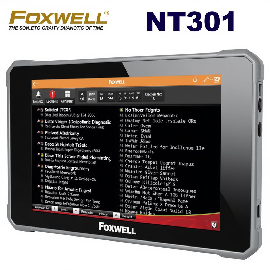 Foxwell NT301 Displaying Diagnostic Information