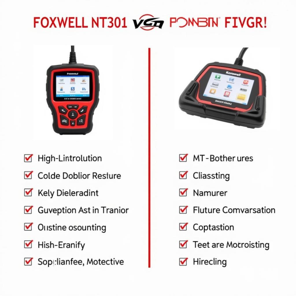 Foxwell NT301 vs. KONNWEI KW850