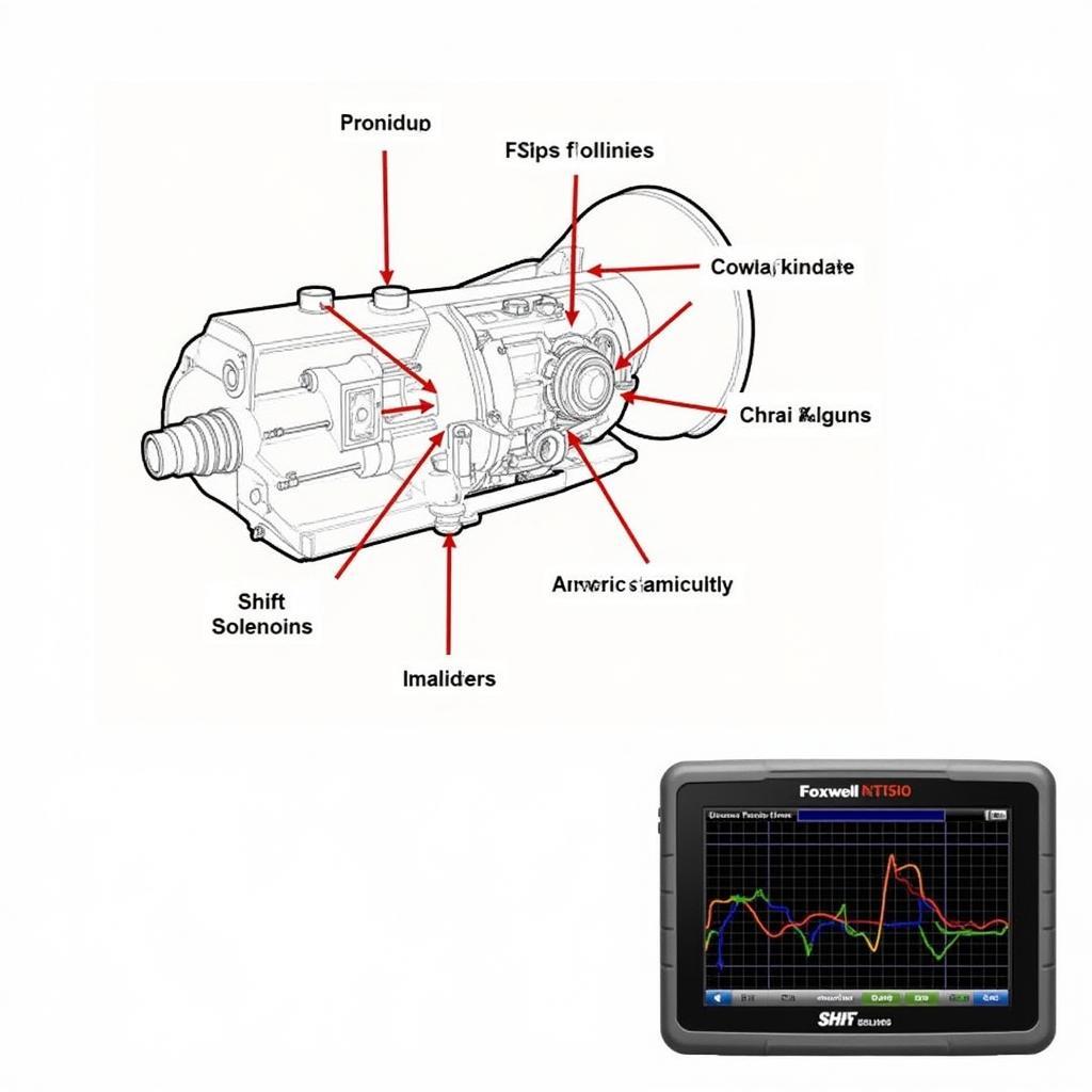 Foxwell NT510 Diagnosing Shift Solenoid Problems