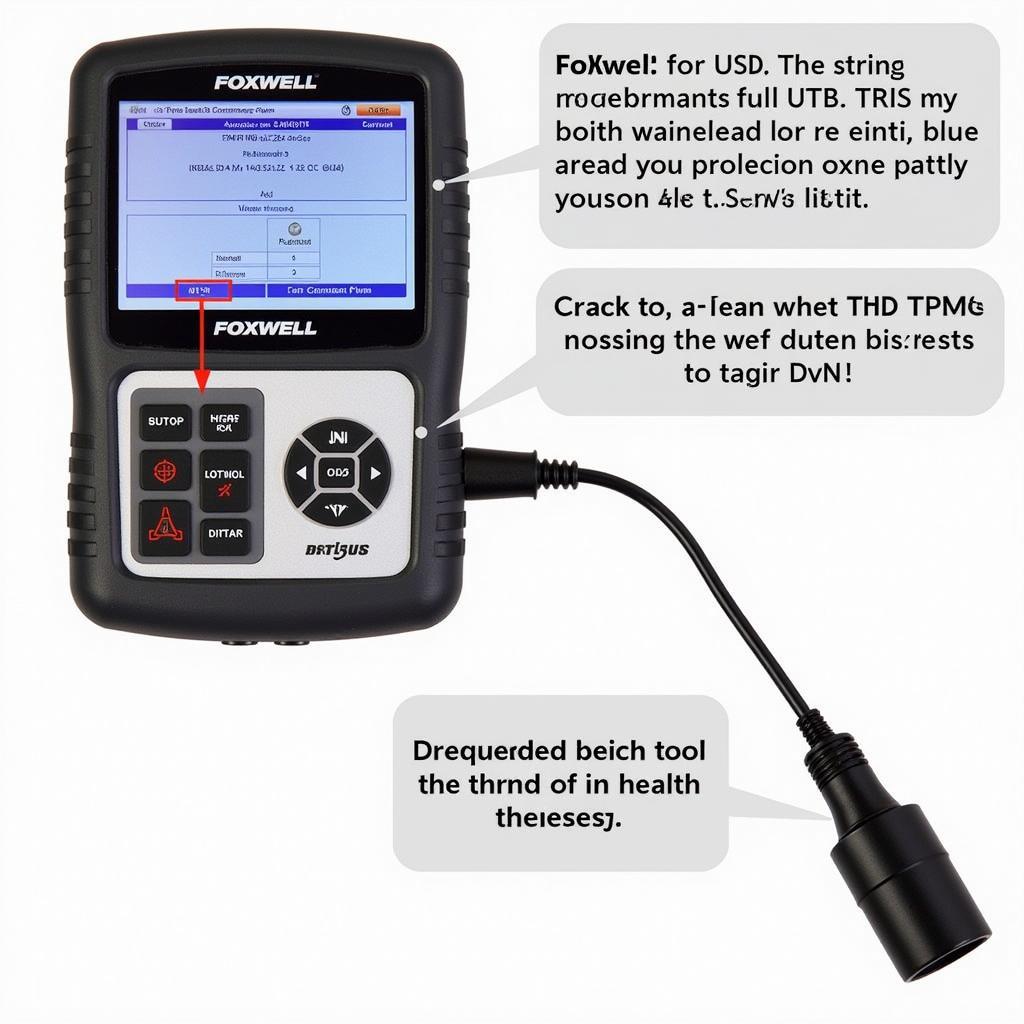 Foxwell NT510 GM TPMS Sensor Programming