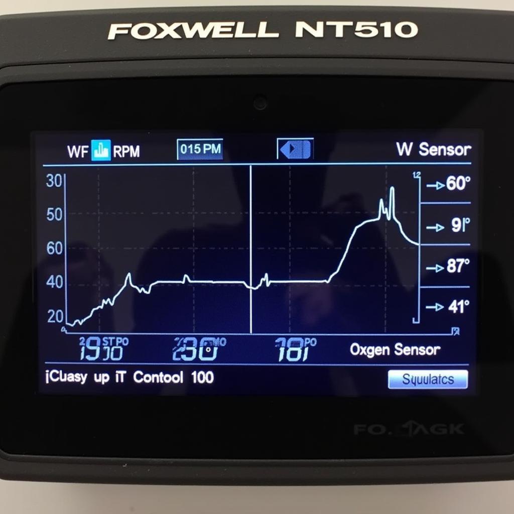 Foxwell NT510 displaying live data on a Porsche 986