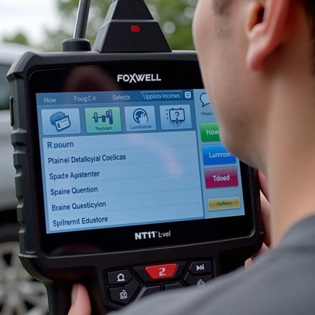 Foxwell NT510 User-Friendly Interface