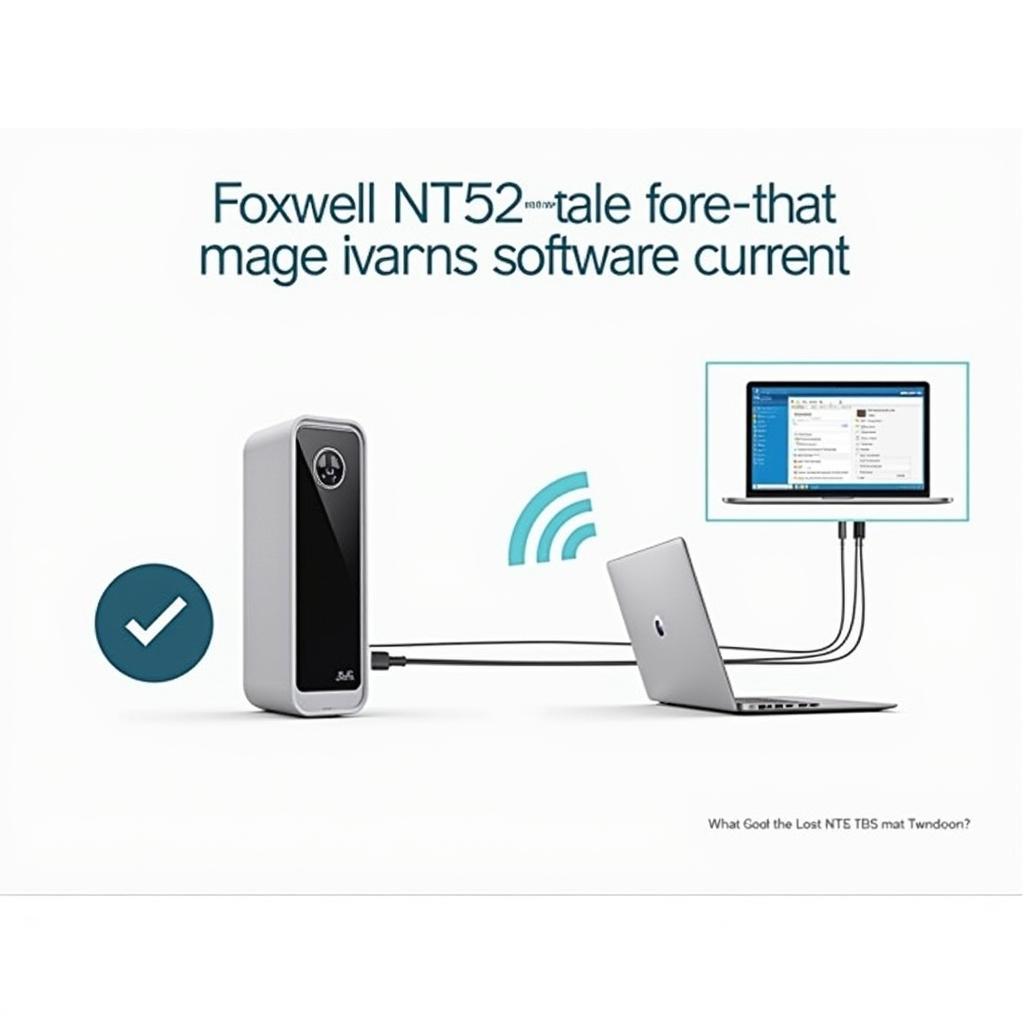 Foxwell NT520 and Laptop for Software Updates