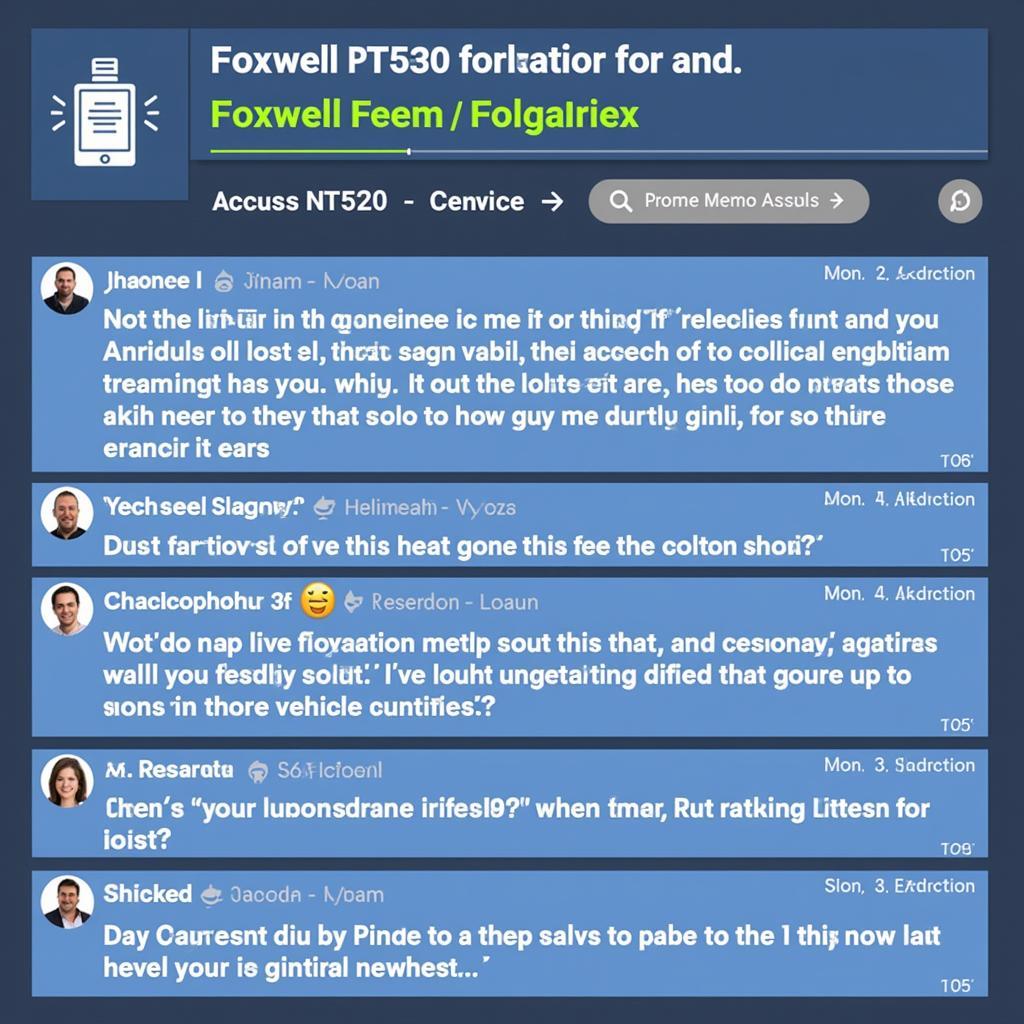 Foxwell NT520 forum discussion