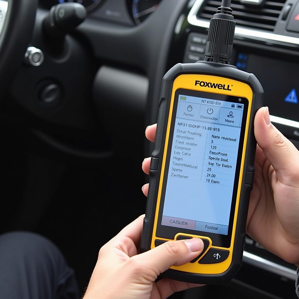 Foxwell NT630 Elite Performing Vehicle Diagnostics