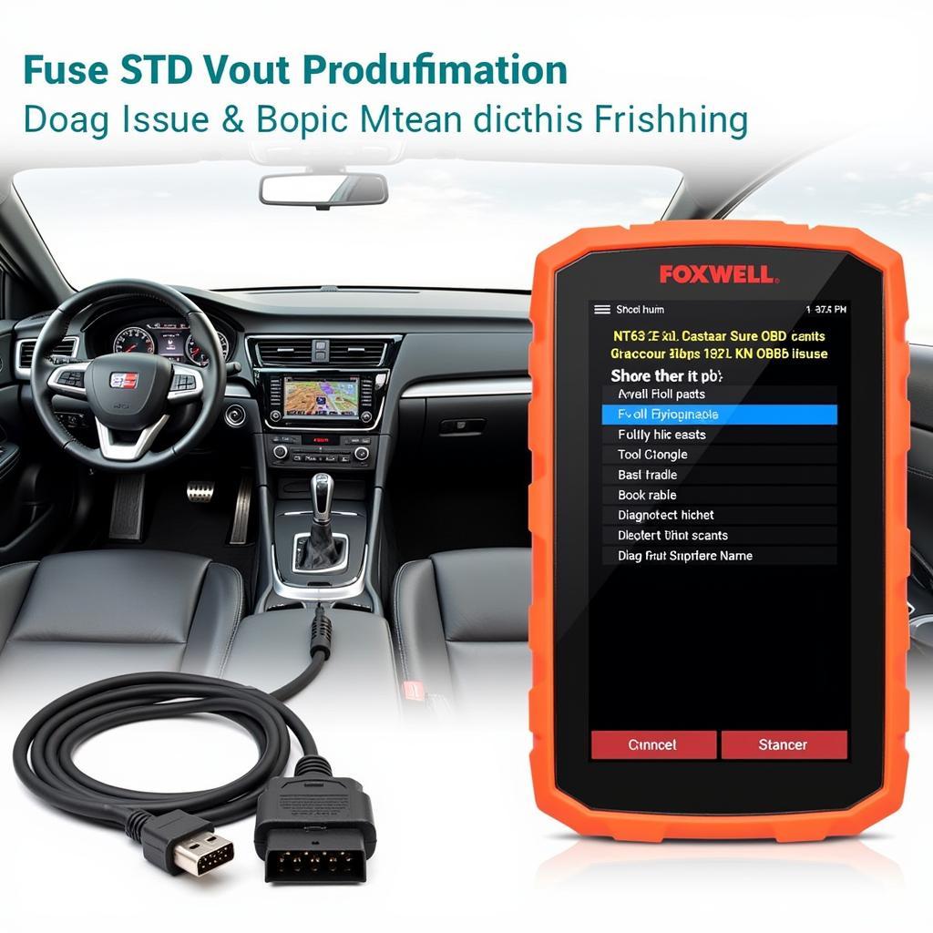 Foxwell NT630 Plus Performing Diagnostics