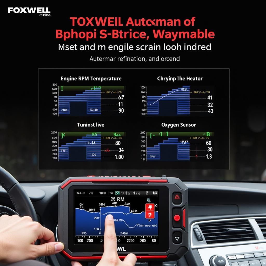 Foxwell NT630 Pro Displaying Live Data