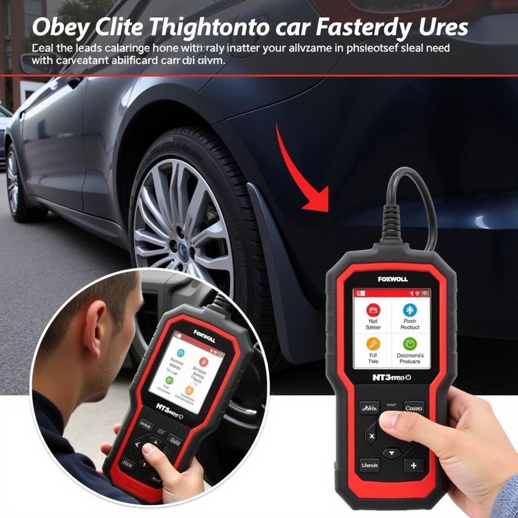 Foxwell NT634 Elite Diagnosing a Car Problem