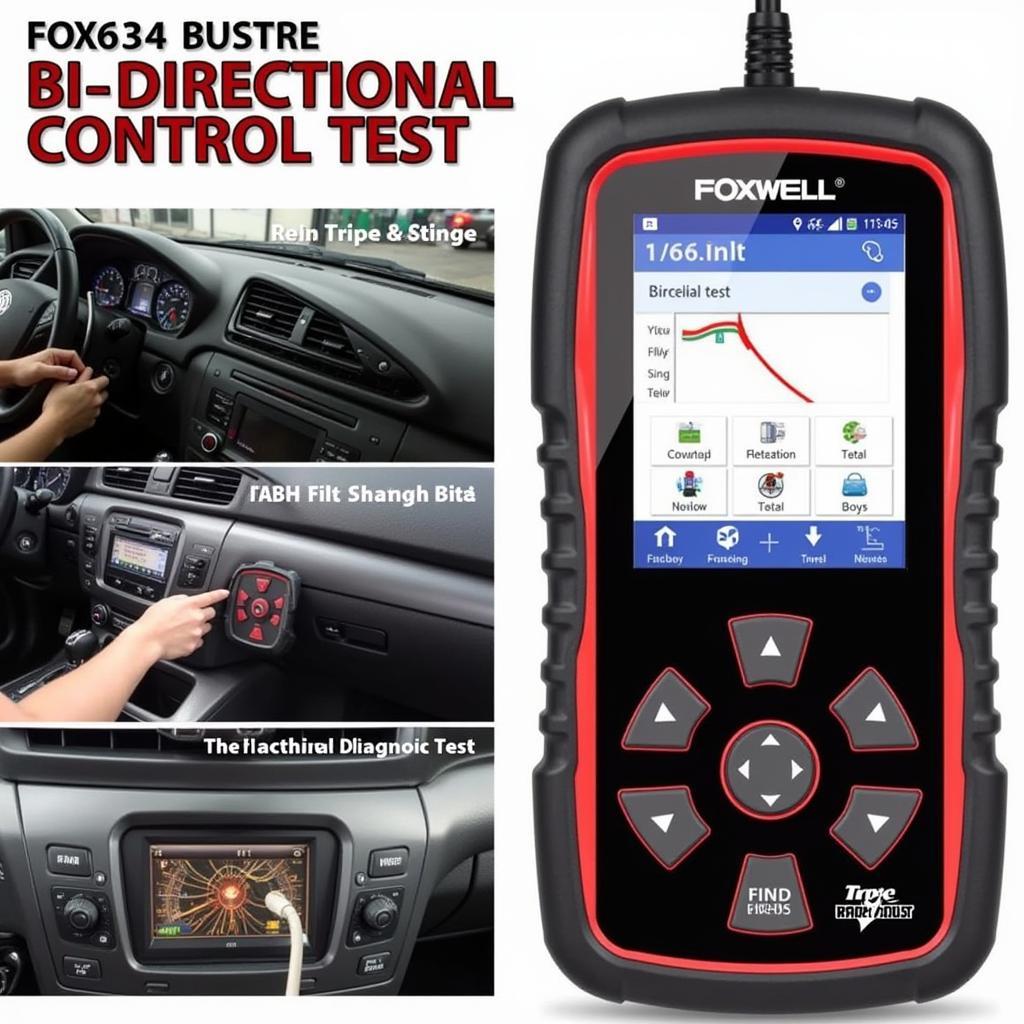 Foxwell NT634 Elite Performing Bi-directional Control