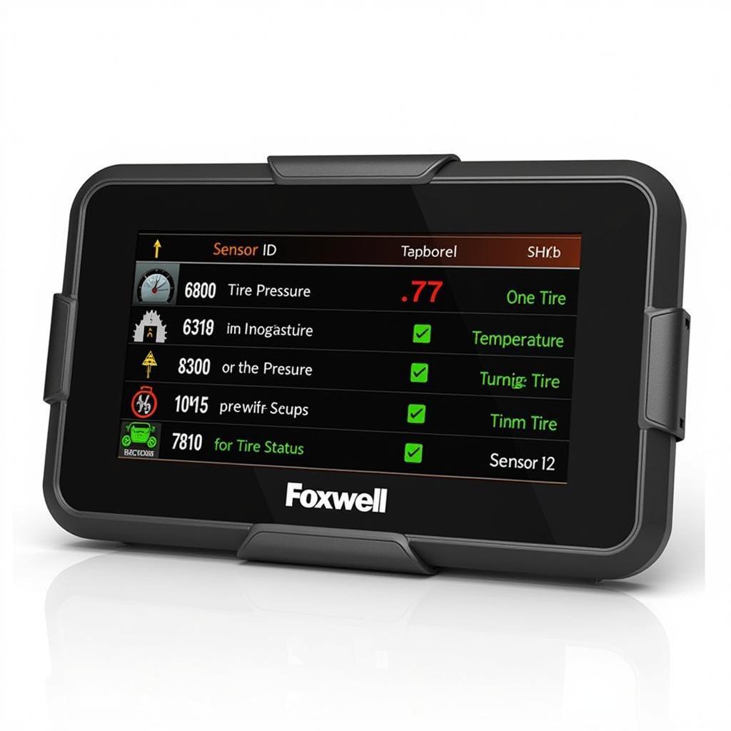 Foxwell NT650 TPMS Sensor Data