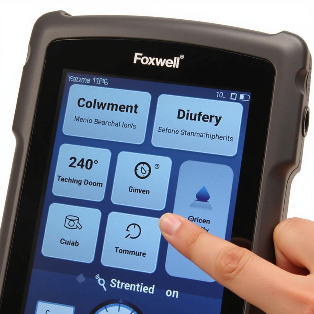 Foxwell NT809 User Interface