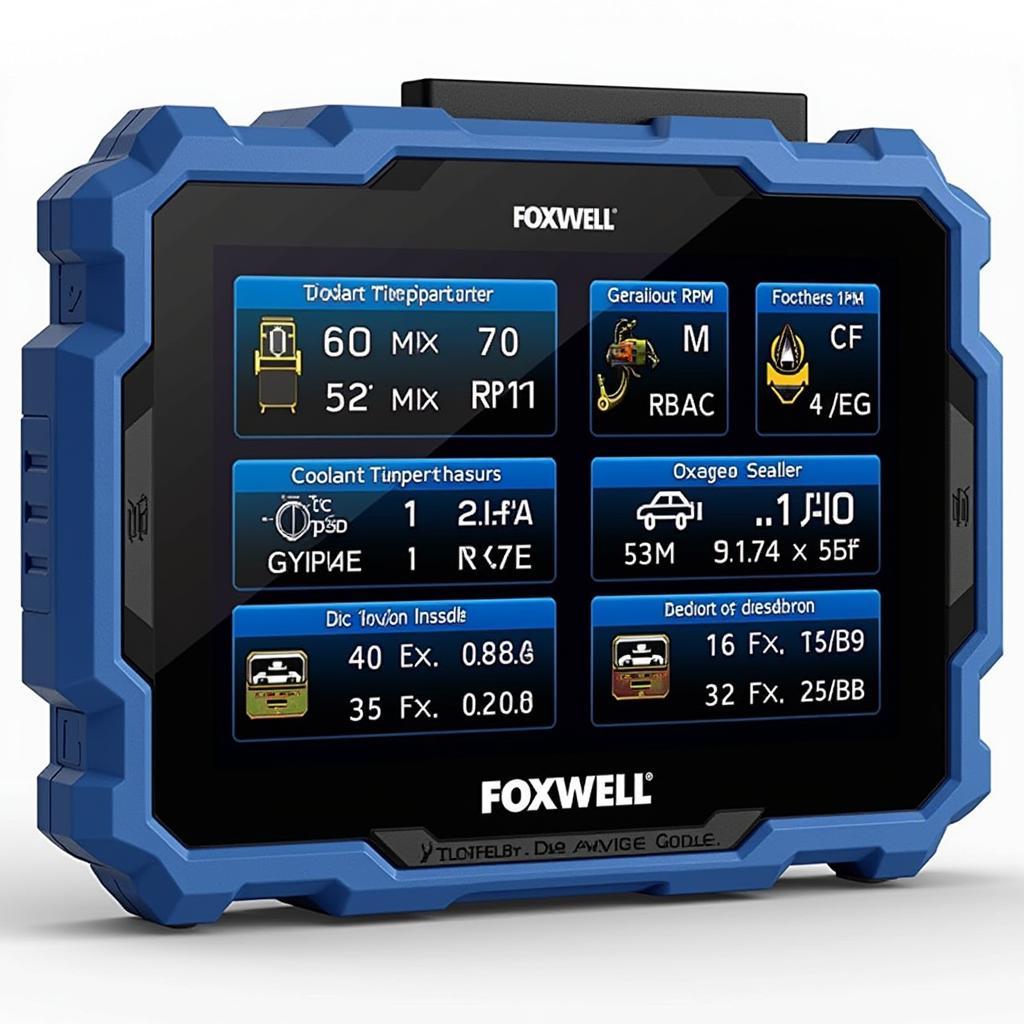 Foxwell OBD2 Scanner Displaying Live Data