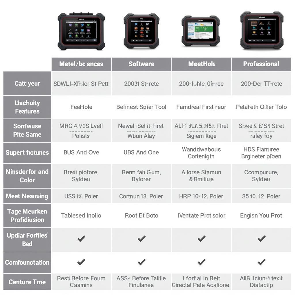 Comparison of Different Foxwell Scan Tools