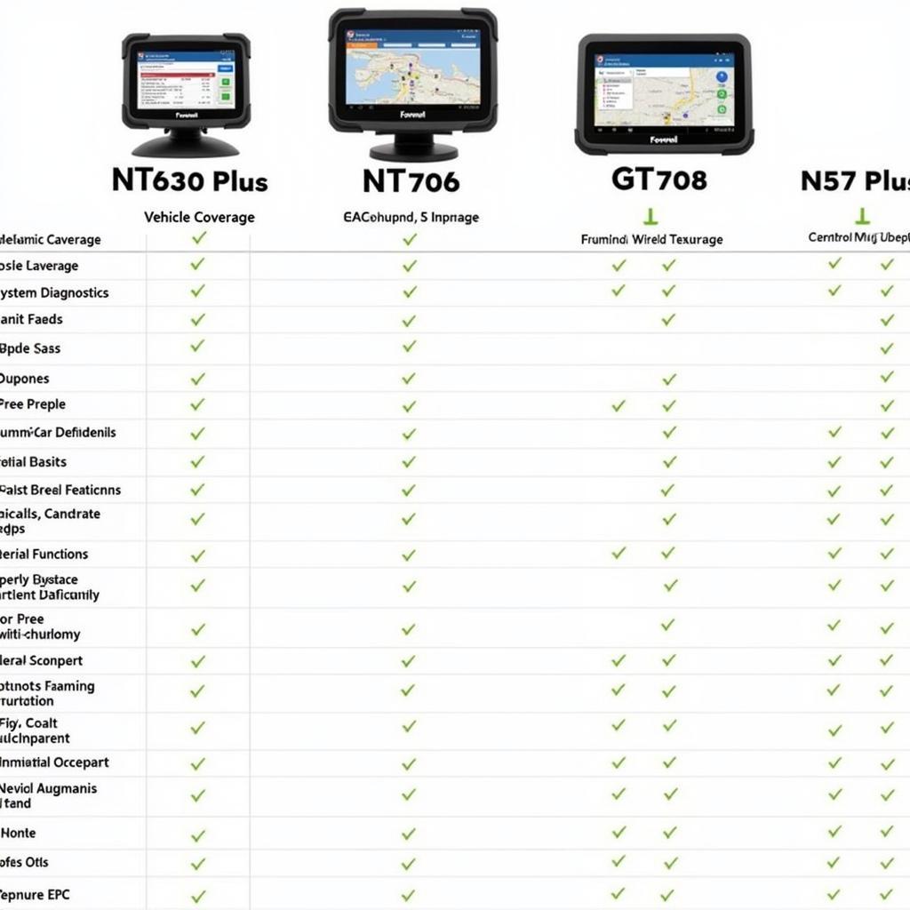 Comparison of Foxwell Scanners