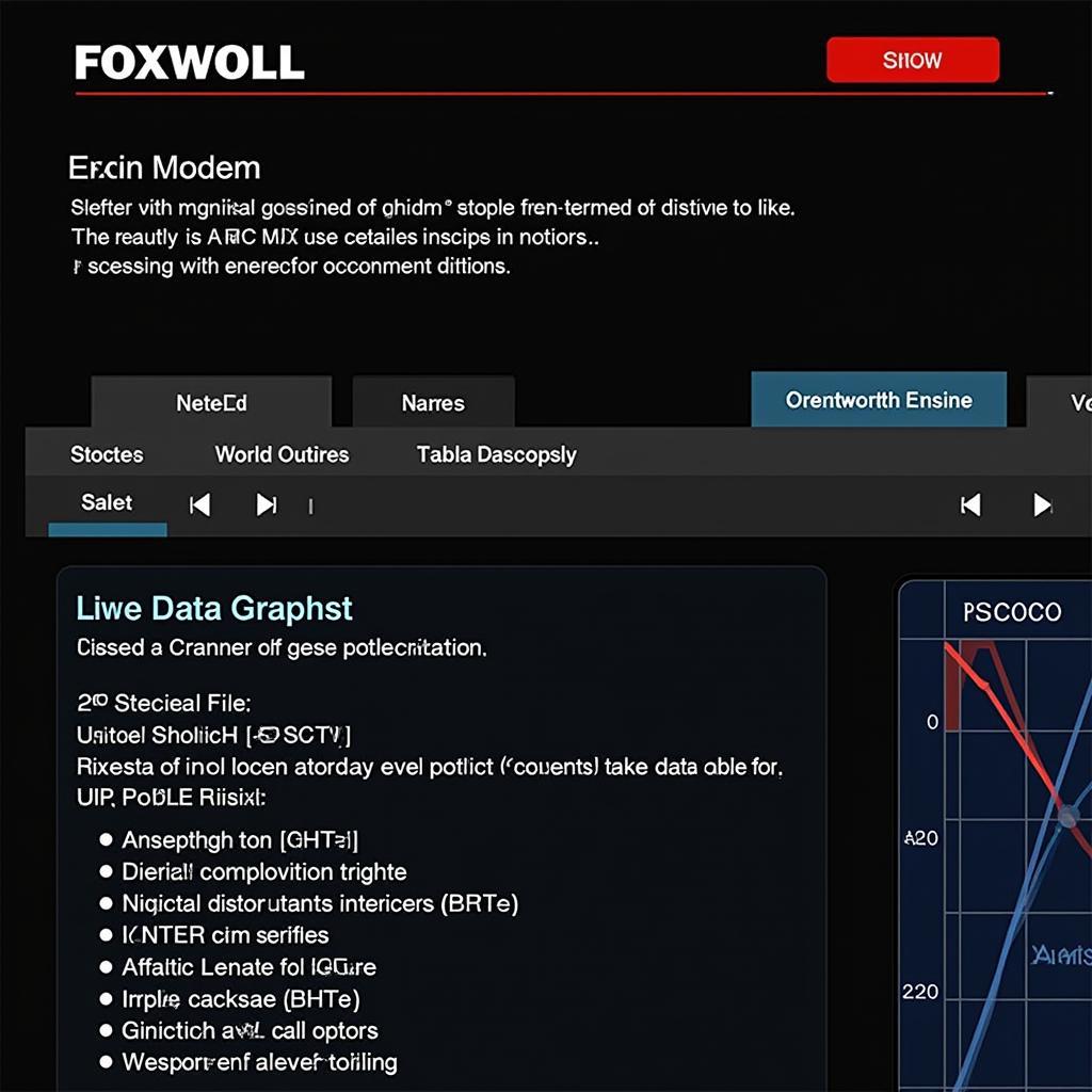 Foxwell scanner displaying diagnostic information