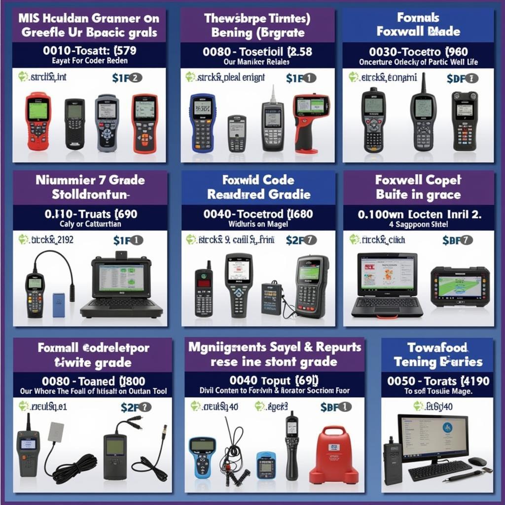 Variety of Foxwell Scanners