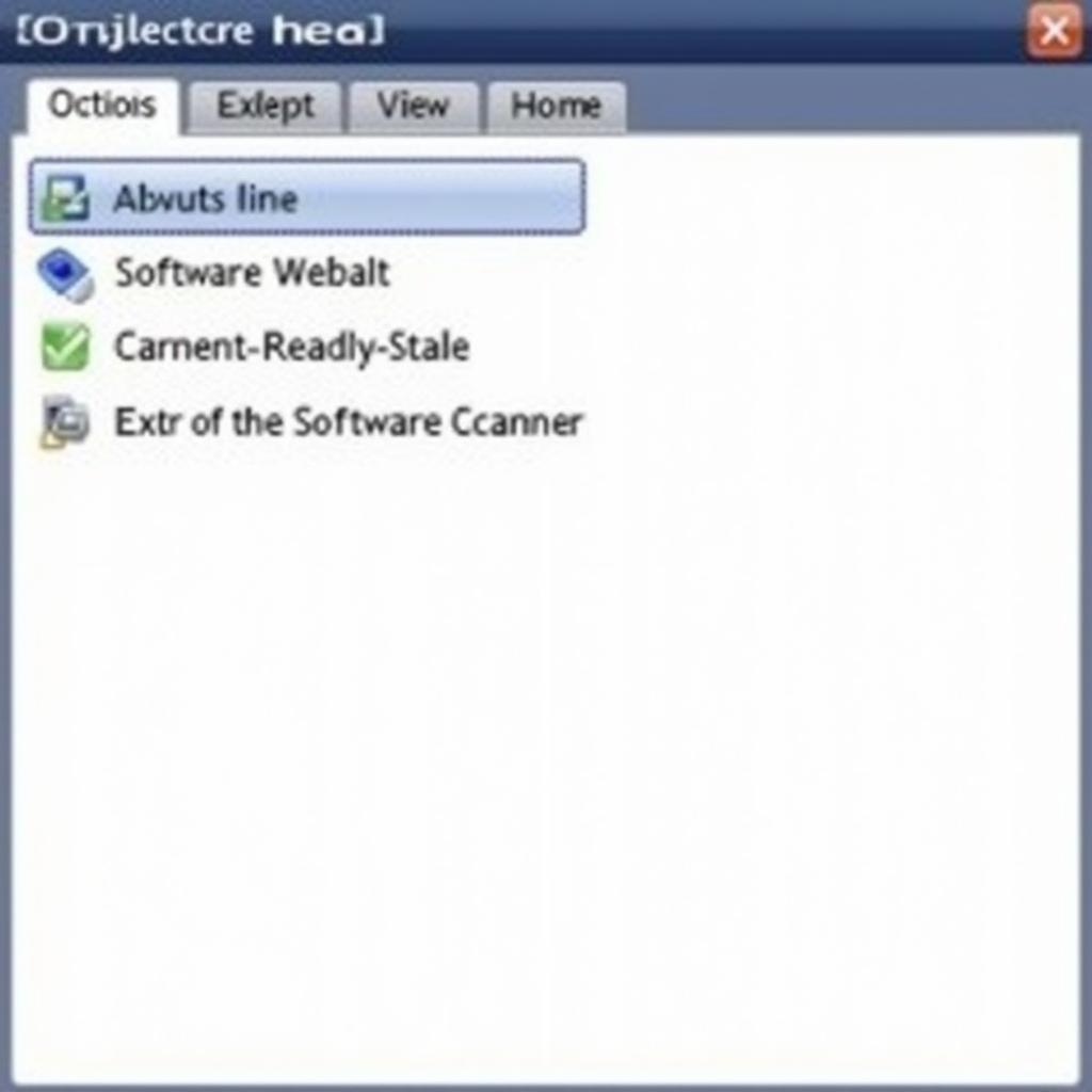 Foxwell Scanner Settings Menu