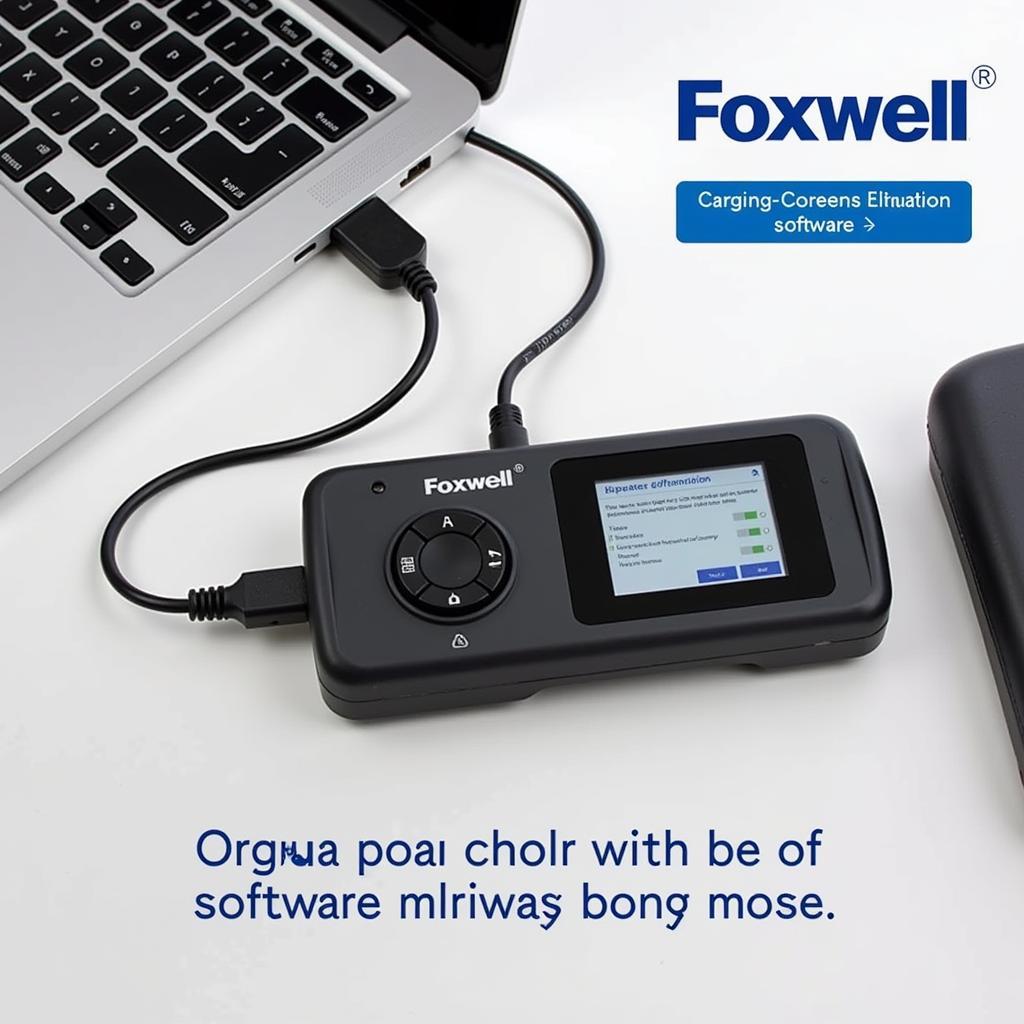 Foxwell scanner being updated