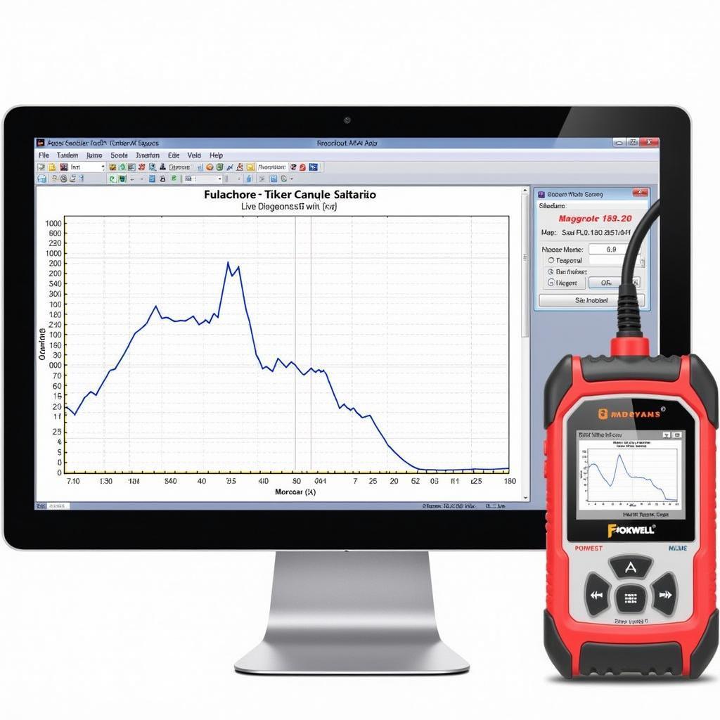 Foxwell Software Displaying Live Data Stream