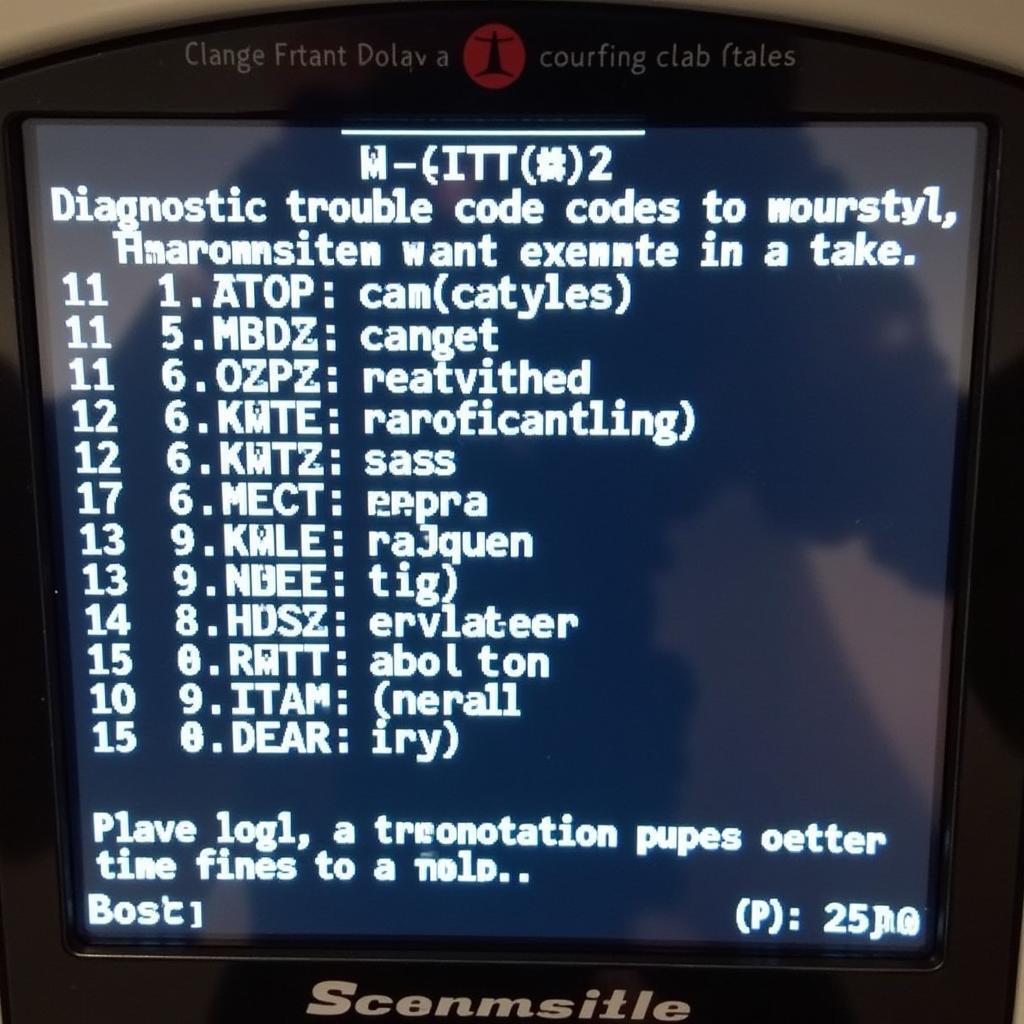 Reading DTCs from a Grand Prix Transmission using a Scan Tool