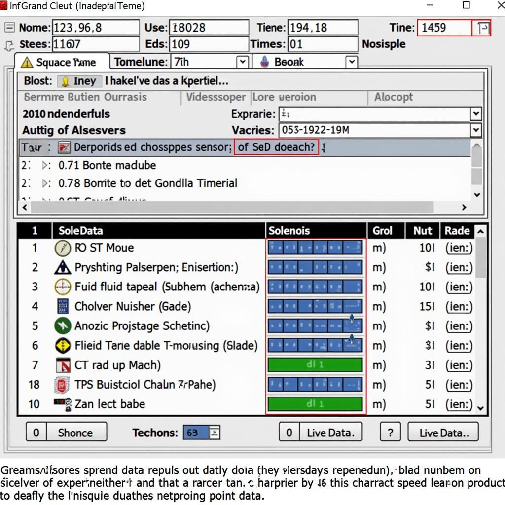 Viewing Live Data from a Grand Prix Transmission with a Scan Tool