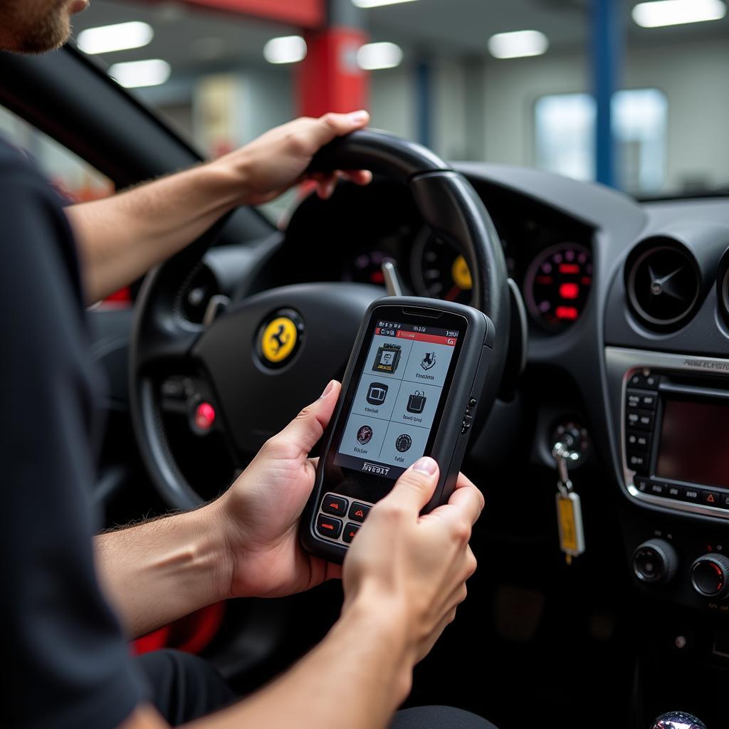 Handheld Ferrari Scanner