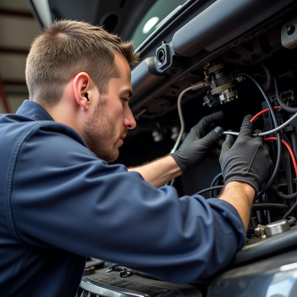 Inspecting a Vehicle's Wiring Harness