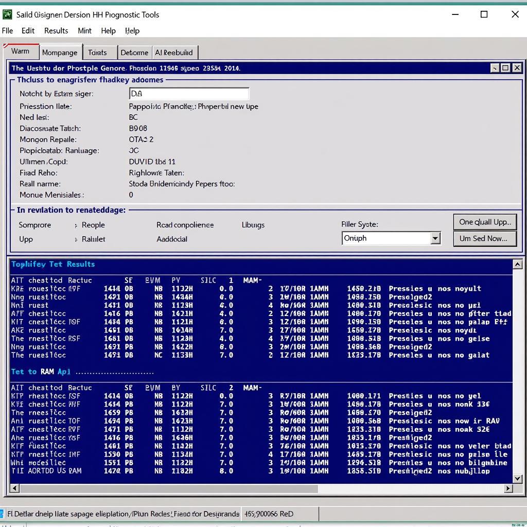 HP Diagnostic Tool Test Results