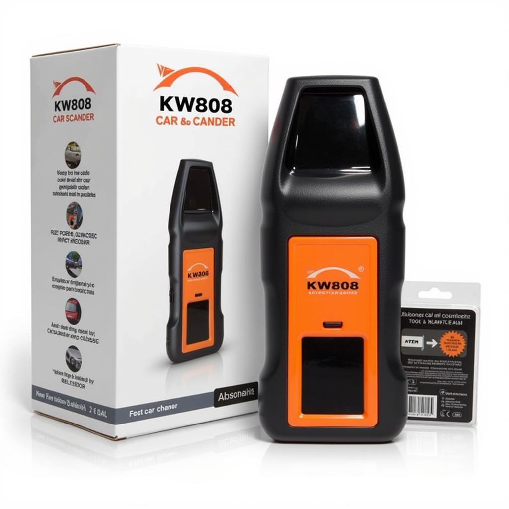 KW808 Car Scanner Tool Packaging