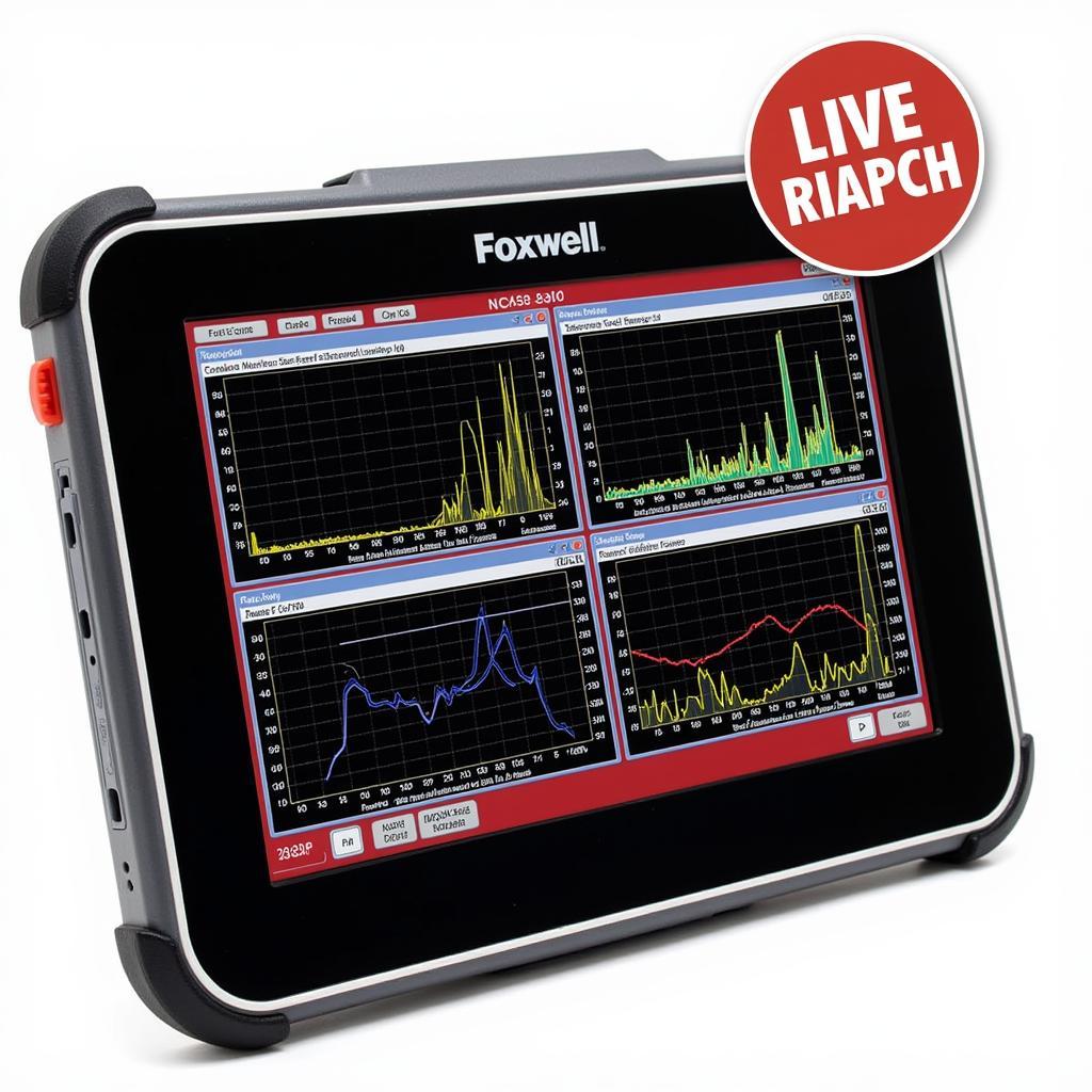 Foxwell NT520 Pro Displaying Live Data Graphs