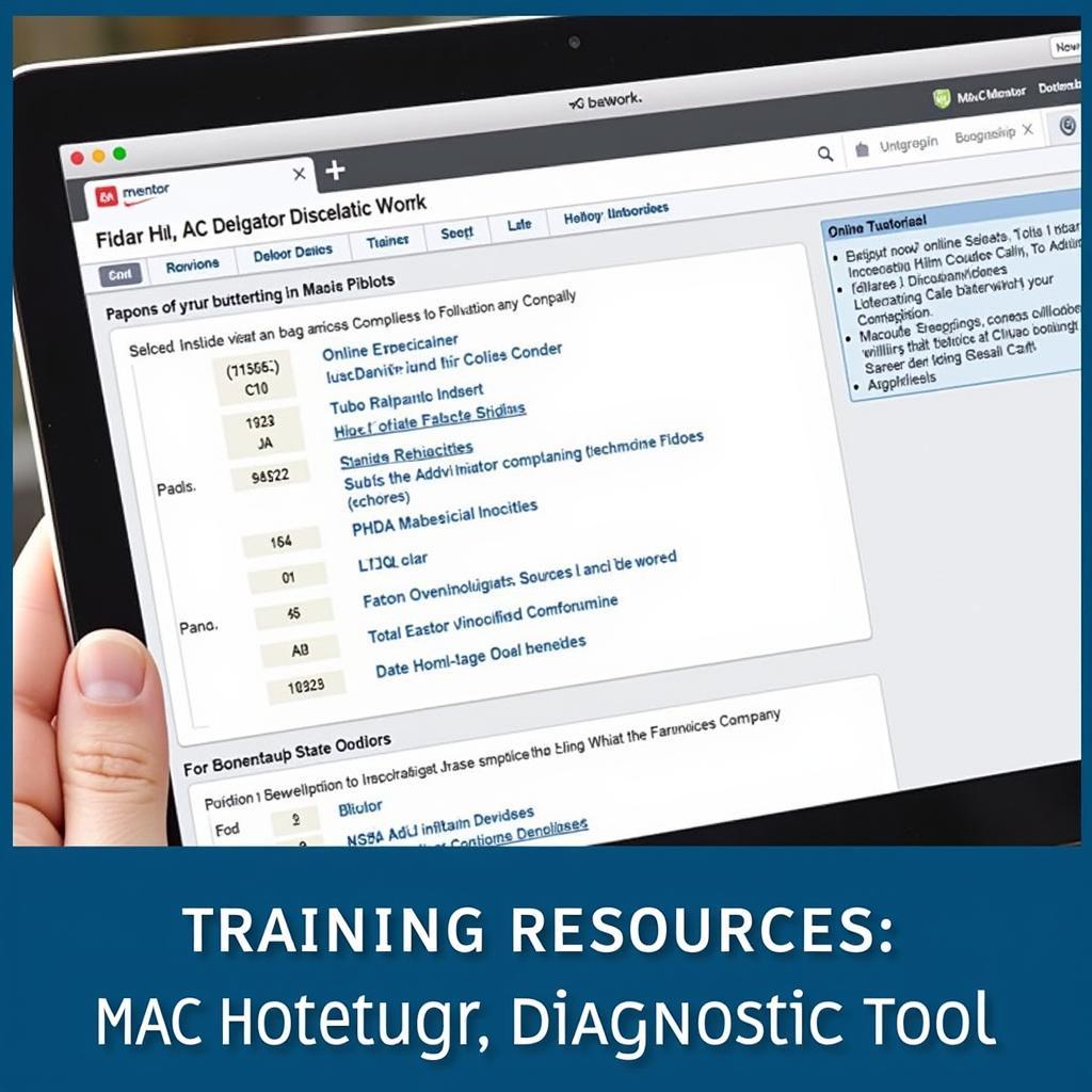 MAC Mentor Training Resources for Technicians