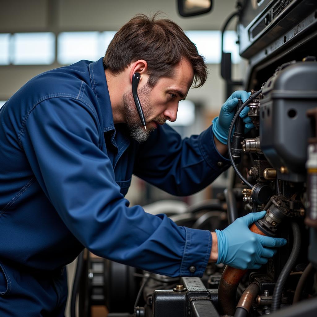 Read more about the article Using a Truck Diagnostic Tool Super Ear: The Mechanic’s Stethoscope