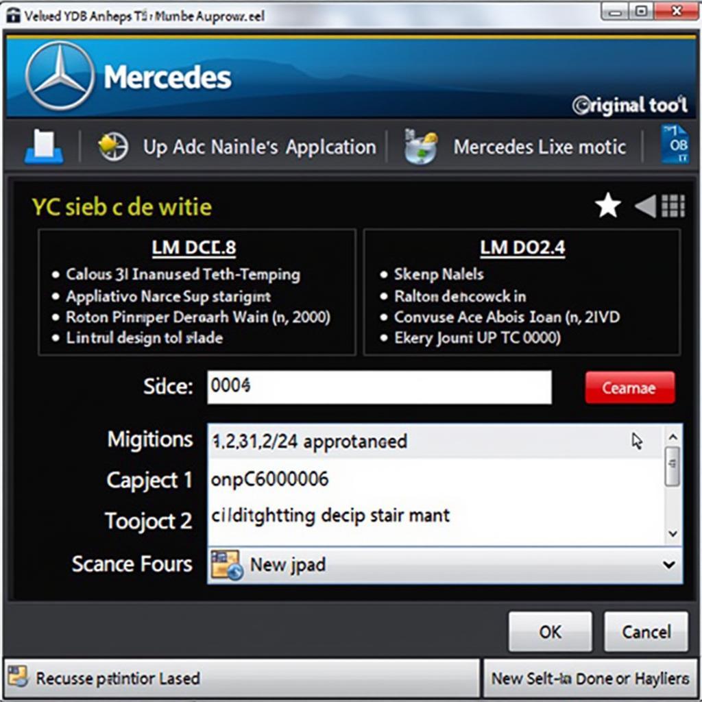 Mercedes Diagnostic Tool Dashboard