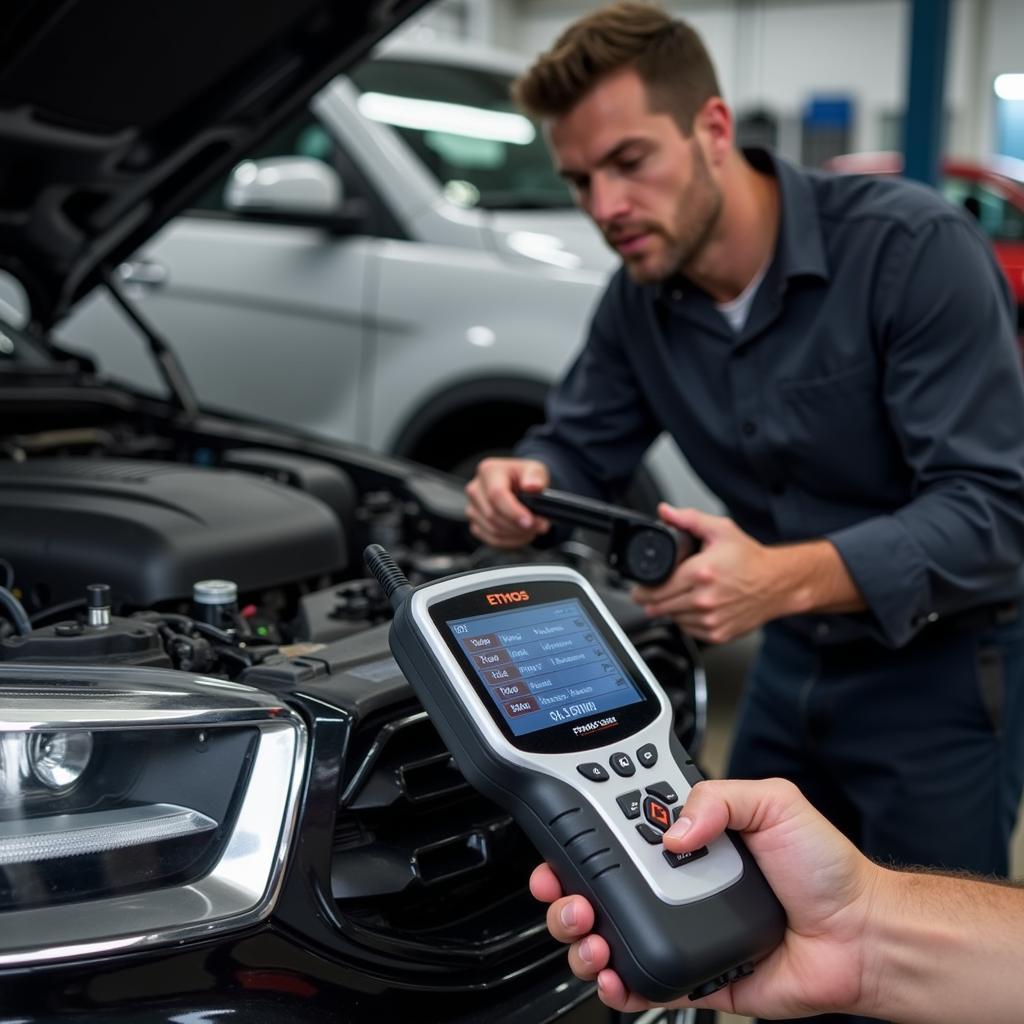 Read more about the article Ethos Plus Scan Tool Review: A Comprehensive Guide for Automotive Professionals