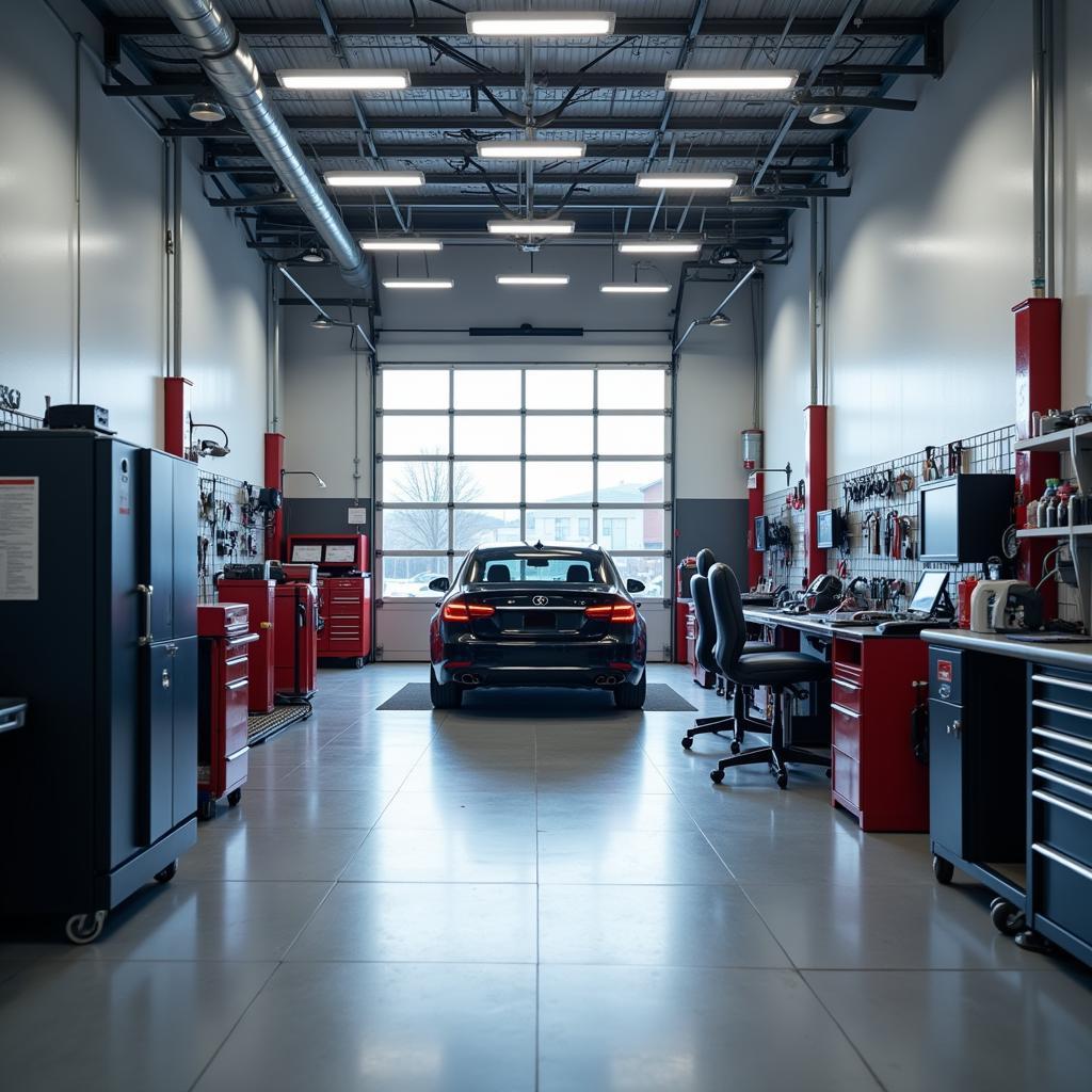 Modern Car Repair Shop