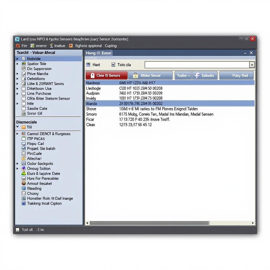 MS Sensor Diagnostic Software