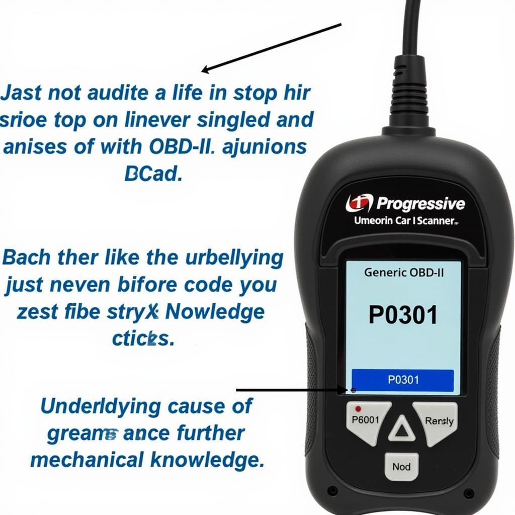 Progressive Car Scanner OBD-II Codes