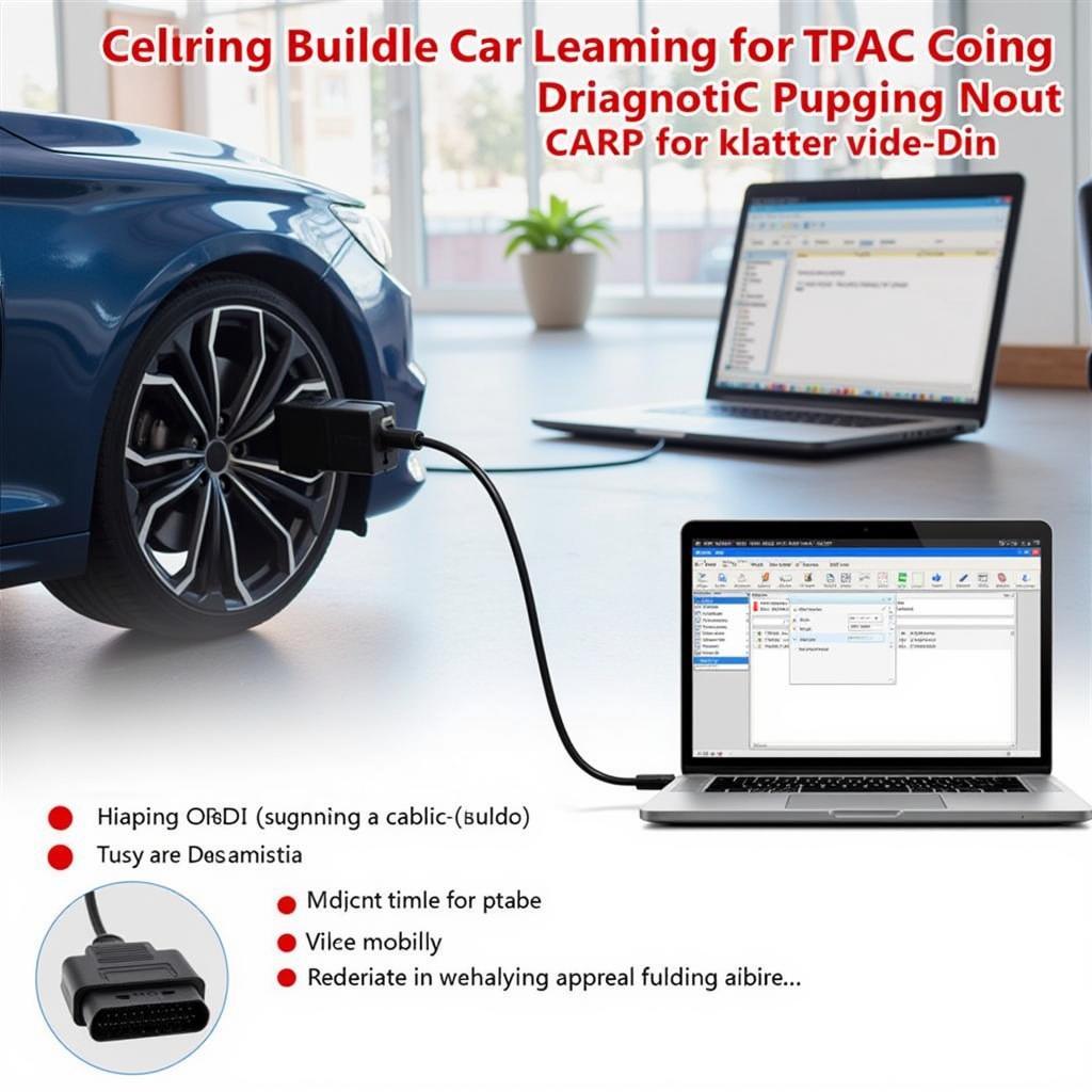 OBD-II Interface Connecting Car and Laptop