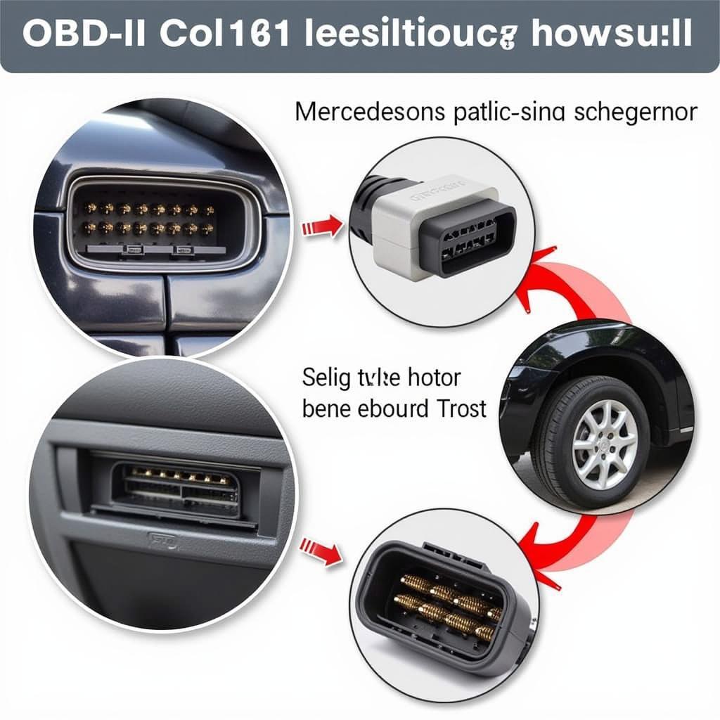 Connecting OBD-II Diagnostic Tool to Mercedes Benz