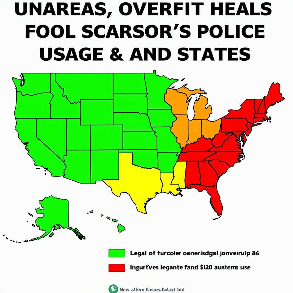 Police Scanner Legality Map by State