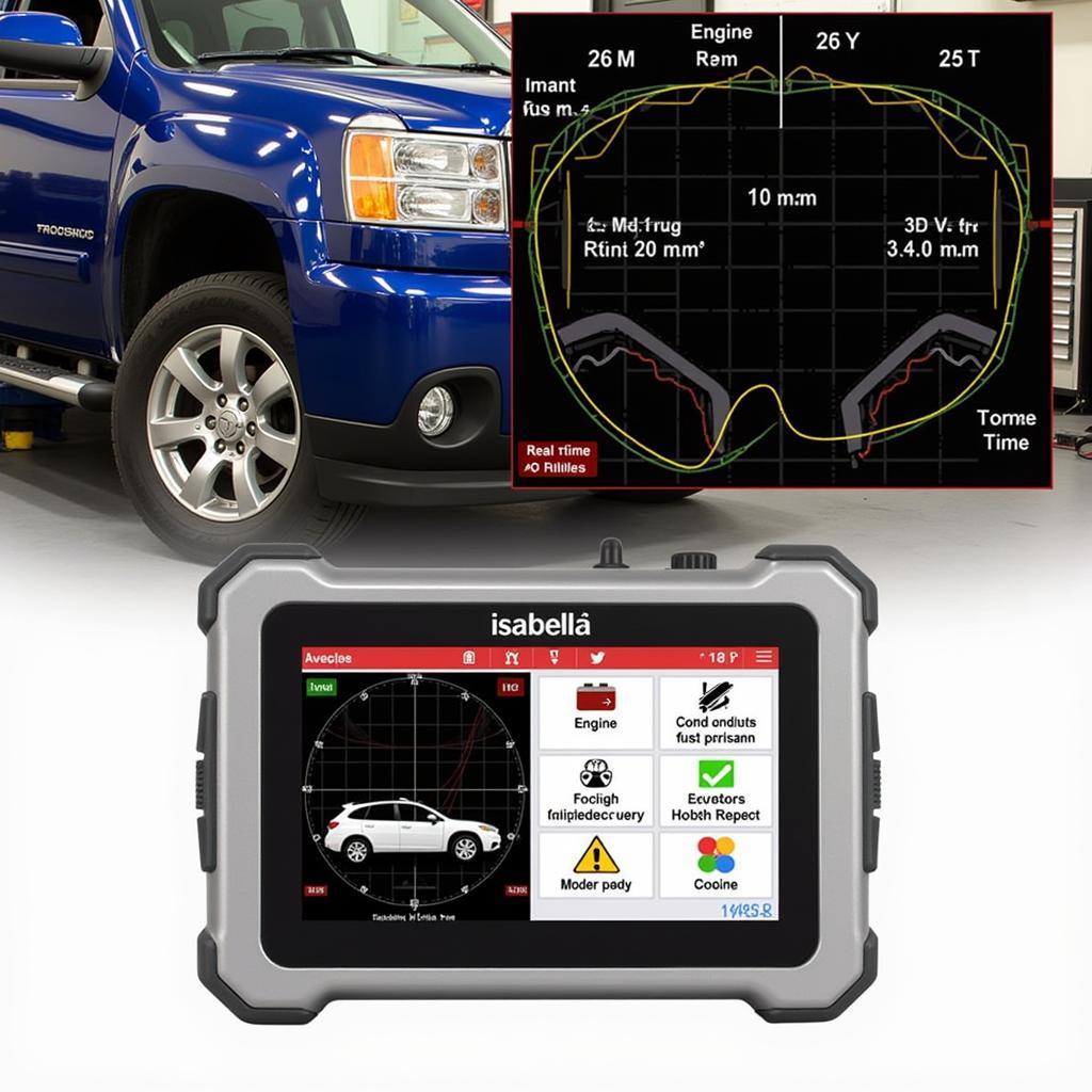 Real-Time Data Display on Isabella Diagnostic Tool