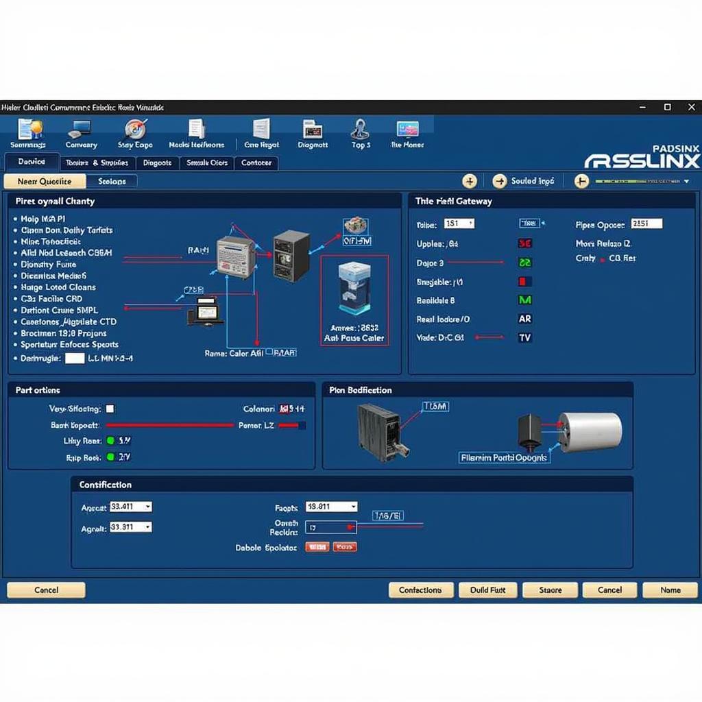 RSLinx Classic Diagnostic tool interface