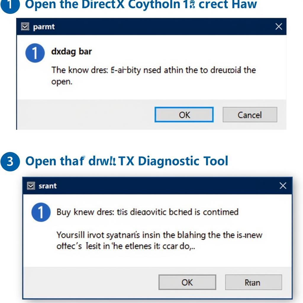 Accessing DirectX Diagnostic Tool