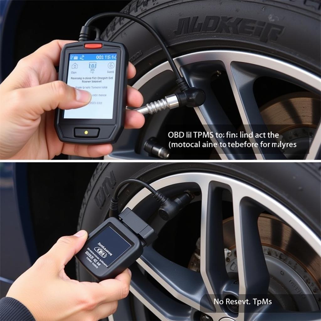 Using a Scan Tool to Reset TPMS