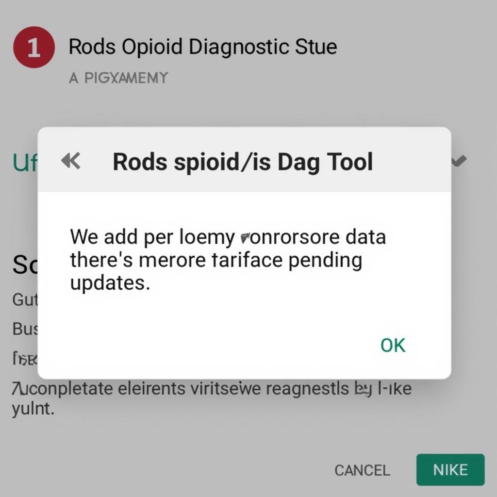 Rods Opioid Diagnostic Tool Software Updates